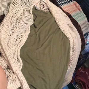 T-shirt dress with sweater